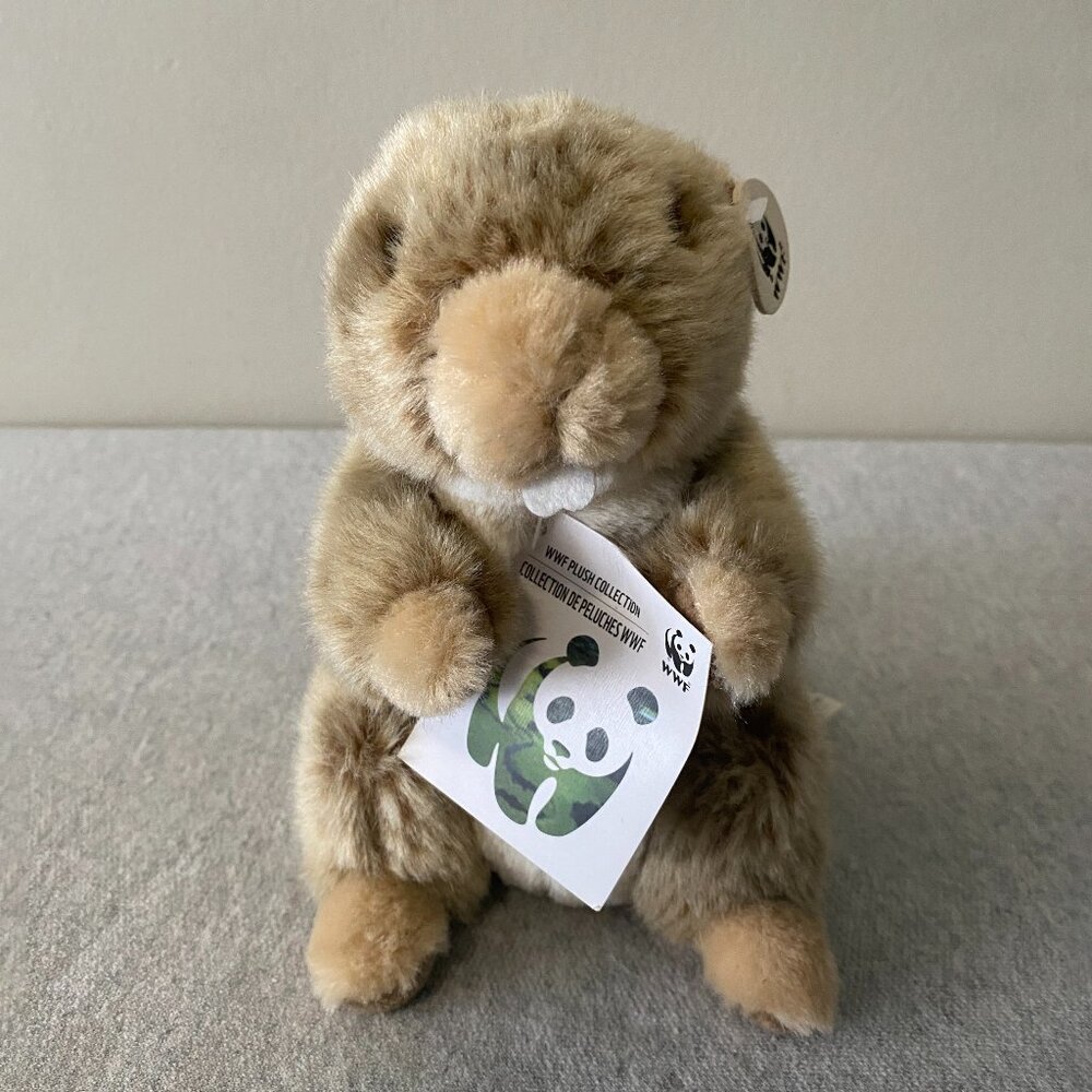 NWT WWF World Wildlife Fund Marmot Plush Shoppers Drug Mart Import 6"